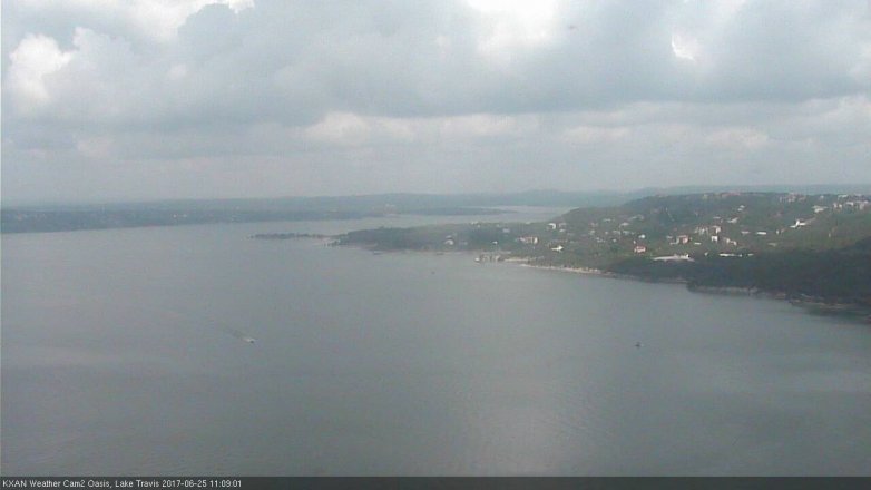 Lake Travis webcam, June 25, 2017 10:30 AM CT