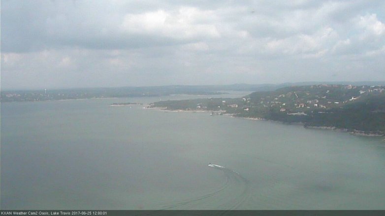 Lake Travis webcam, June 25, 2017 11:20 AM CT