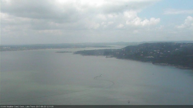 Lake Travis webcam, June 25, 2017 11:30 AM CT
