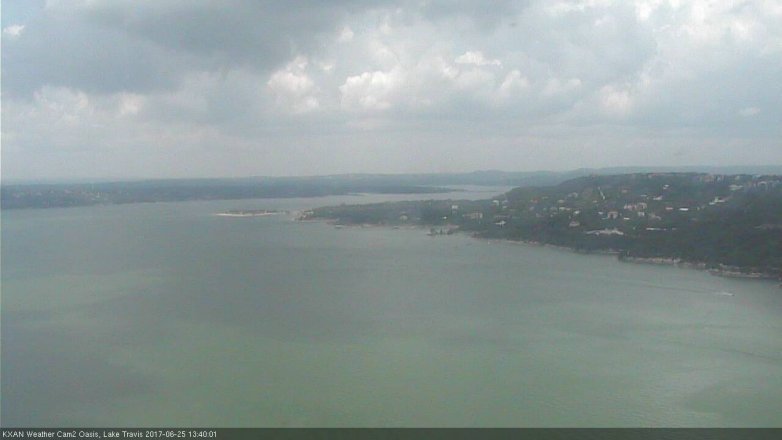 Lake Travis webcam, June 25, 2017 12:45 PM CT