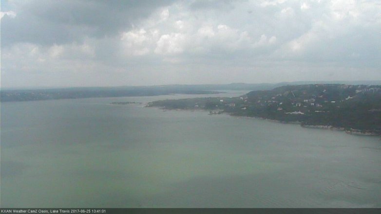 Lake Travis webcam, June 25, 2017 12:50 PM CT