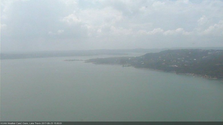 Lake Travis webcam, June 25, 2017 2:25 PM CT