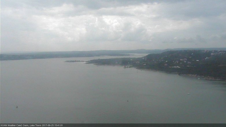 Lake Travis webcam, June 25, 2017 2:45 PM CT