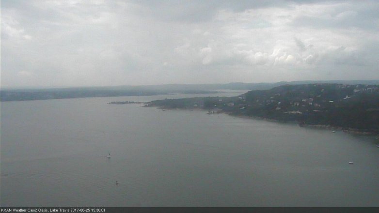 Lake Travis webcam, June 25, 2017 2:50 PM CT