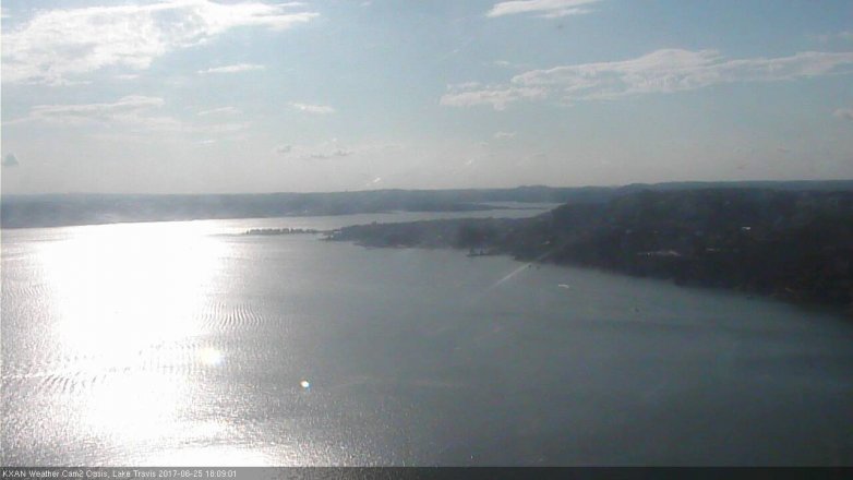 Lake Travis webcam, June 25, 2017 5:15 PM CT