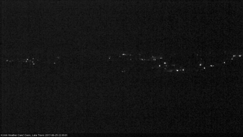 Lake Travis webcam, June 25, 2017 9:25 PM CT