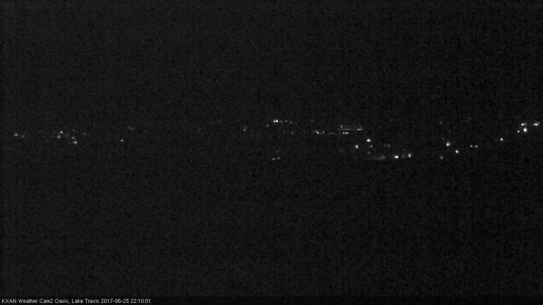 Lake Travis webcam, June 25, 2017 9:35 PM CT