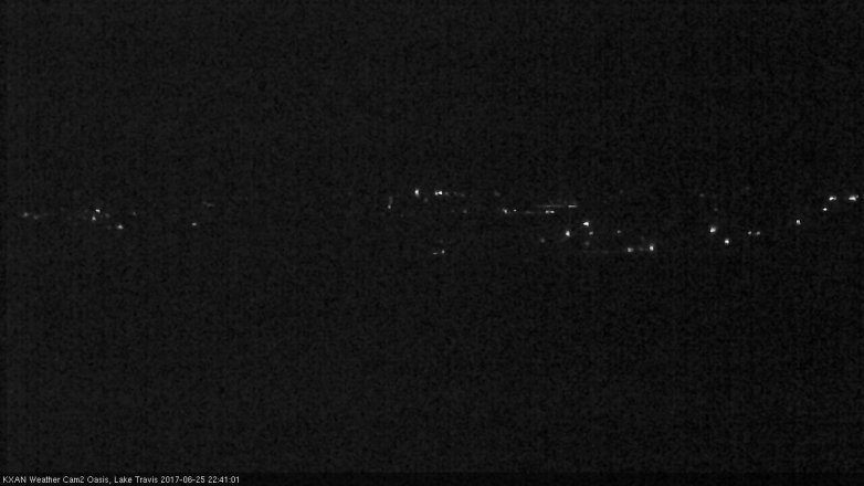 Lake Travis webcam, June 25, 2017 9:55 PM CT