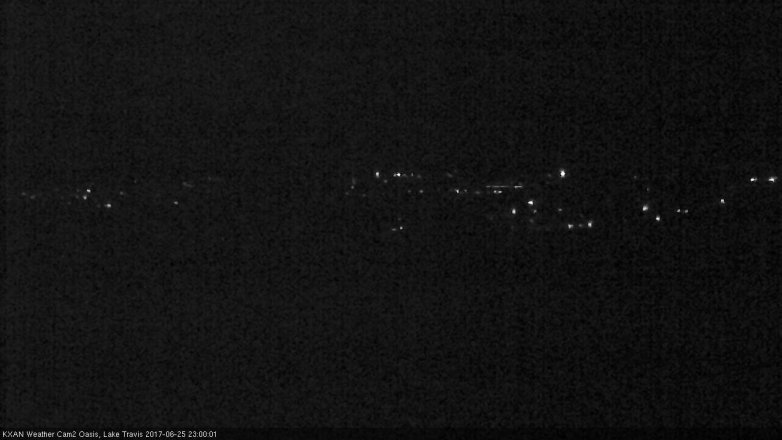 Lake Travis webcam, June 25, 2017 10:05 PM CT