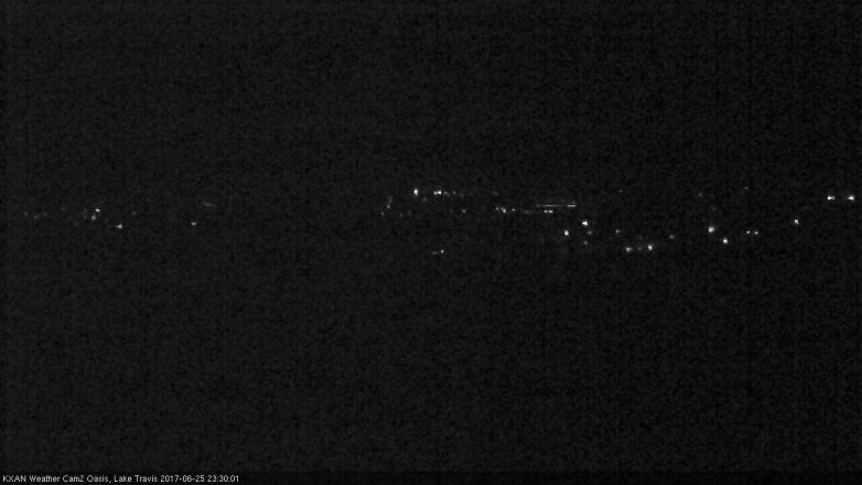 Lake Travis webcam, June 25, 2017 10:40 PM CT