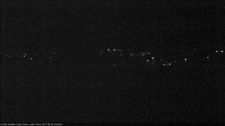 Lake Travis webcam, June 25, 2017 10:50 PM CT