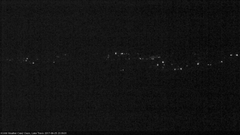 Lake Travis webcam, June 25, 2017 10:55 PM CT