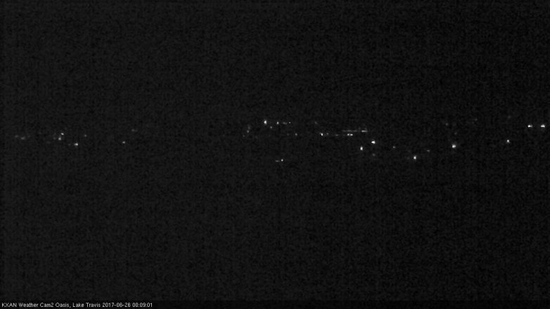 Lake Travis webcam, June 25, 2017 11:20 PM CT
