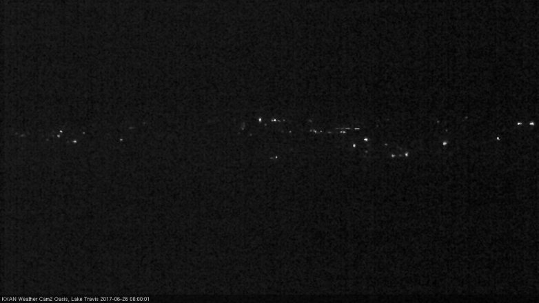 Lake Travis webcam, June 25, 2017 11:25 PM CT
