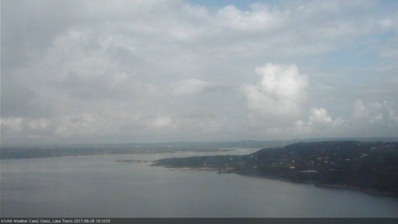 Lake Travis webcam, June 26, 2017 9:30 AM CT