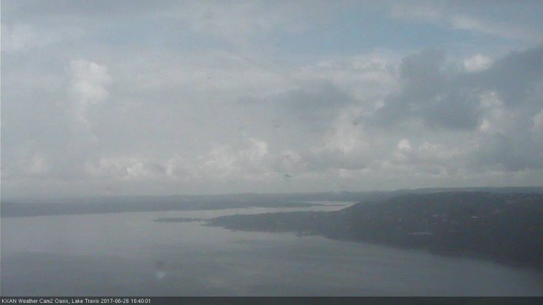 Lake Travis webcam, June 26, 2017 9:50 AM CT