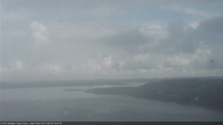 Lake Travis webcam, June 26, 2017 9:55 AM CT