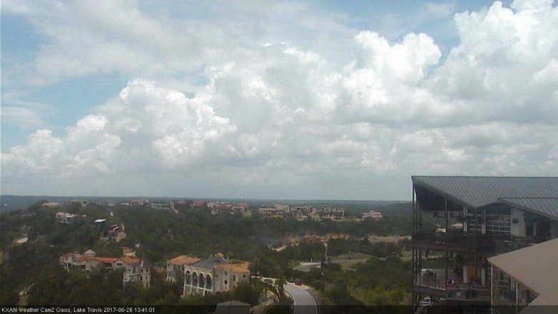 Lake Travis webcam, June 26, 2017 1:10 PM CT