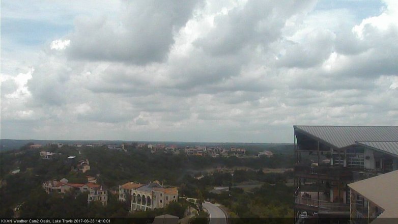 Lake Travis webcam, June 26, 2017 1:20 PM CT