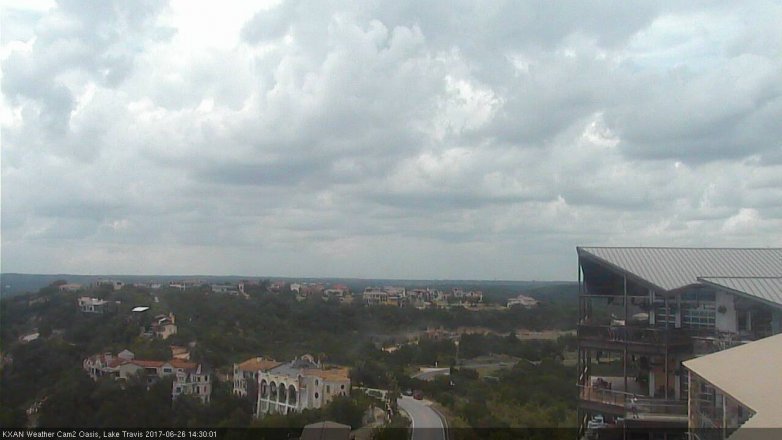 Lake Travis webcam, June 26, 2017 1:55 PM CT