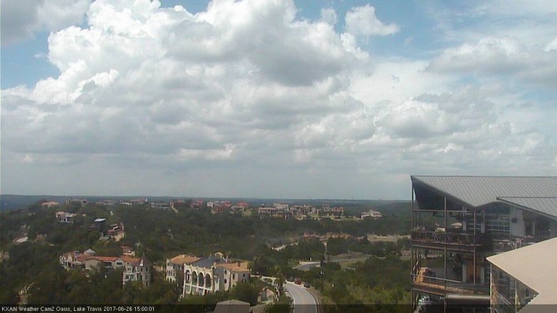 Lake Travis webcam, June 26, 2017 2:20 PM CT