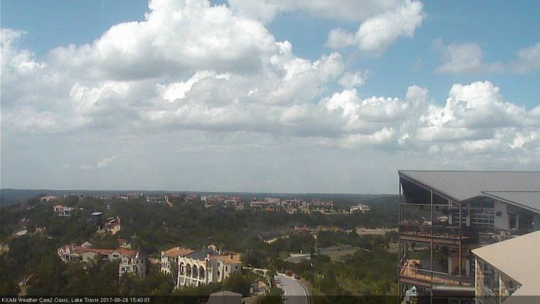 Lake Travis webcam, June 26, 2017 3:10 PM CT