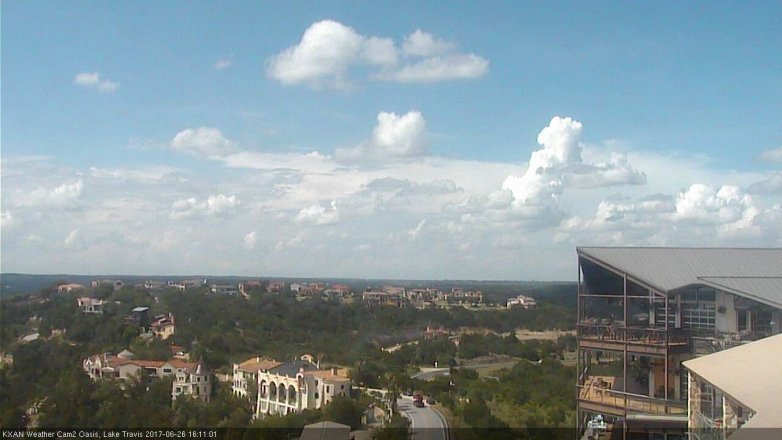 Lake Travis webcam, June 26, 2017 3:25 PM CT