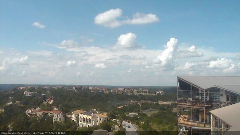 Lake Travis webcam, June 26, 2017 3:40 PM CT