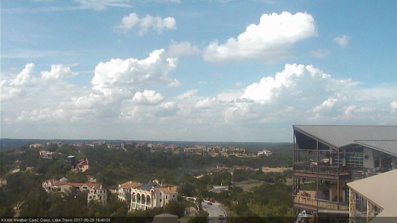 Lake Travis webcam, June 26, 2017 3:55 PM CT