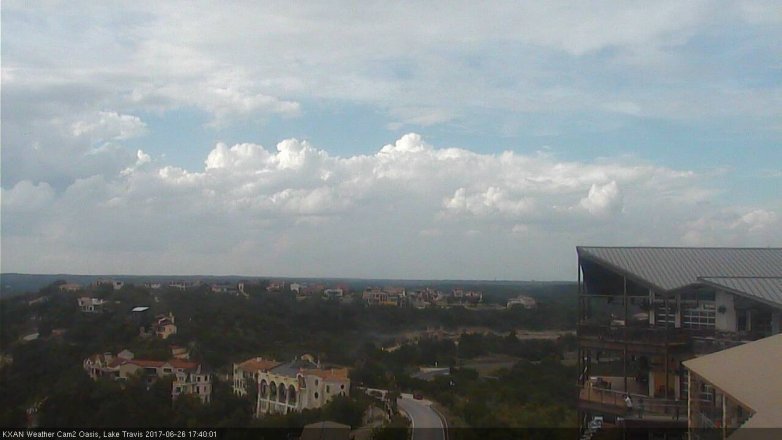 Lake Travis webcam, June 26, 2017 4:45 PM CT