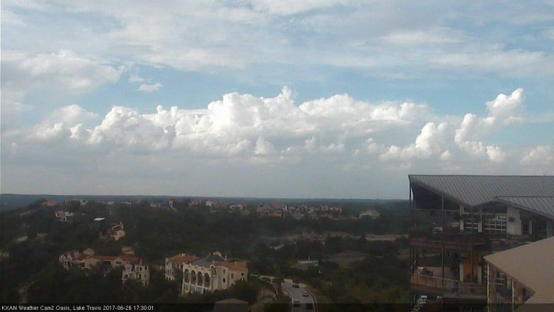 Lake Travis webcam, June 26, 2017 4:55 PM CT