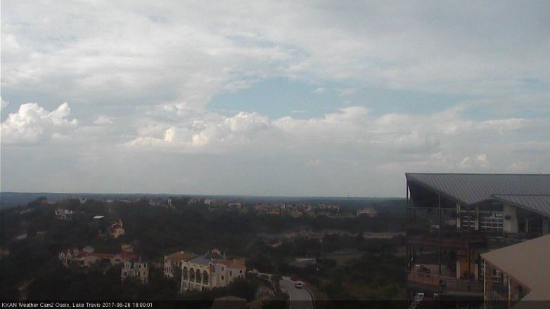 Lake Travis webcam, June 26, 2017 5:10 PM CT