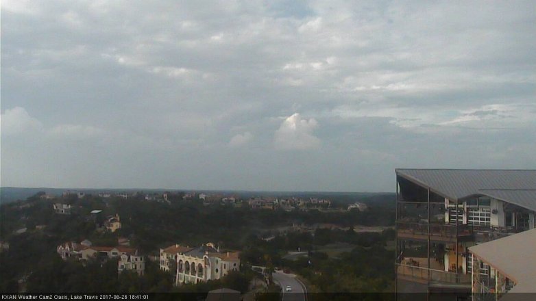 Lake Travis webcam, June 26, 2017 5:50 PM CT