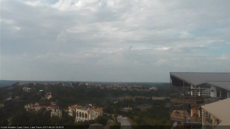 Lake Travis webcam, June 26, 2017 5:55 PM CT