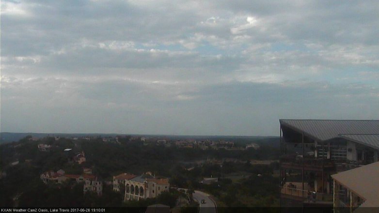 Lake Travis webcam, June 26, 2017 6:15 PM CT