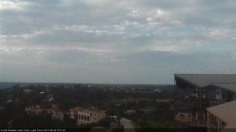 Lake Travis webcam, June 26, 2017 6:35 PM CT