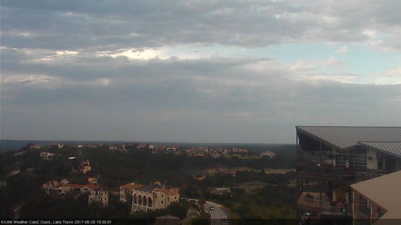 Lake Travis webcam, June 26, 2017 6:50 PM CT