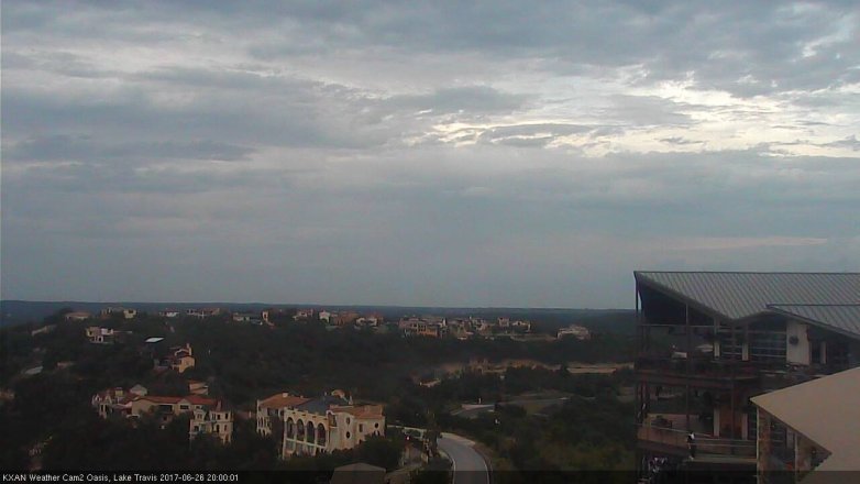 Lake Travis webcam, June 26, 2017 7:05 PM CT