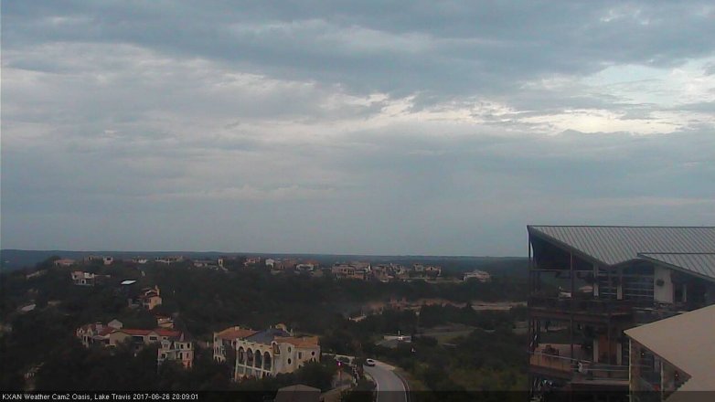 Lake Travis webcam, June 26, 2017 7:35 PM CT