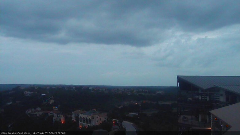 Lake Travis webcam, June 26, 2017 7:50 PM CT
