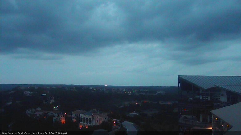 Lake Travis webcam, June 26, 2017 8:00 PM CT