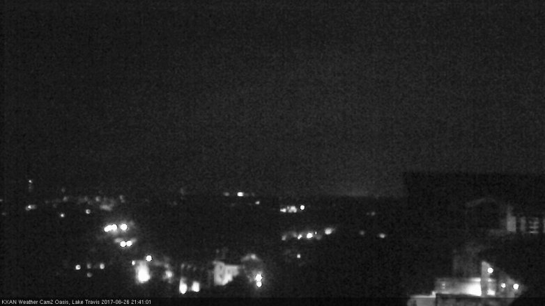 Lake Travis webcam, June 26, 2017 8:45 PM CT