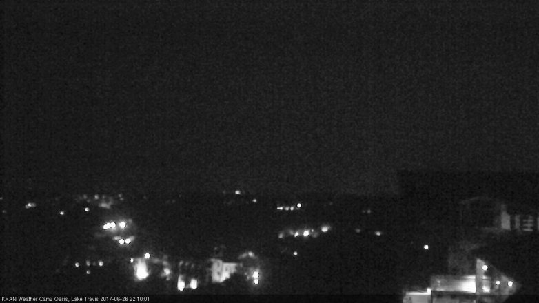Lake Travis webcam, June 26, 2017 9:25 PM CT