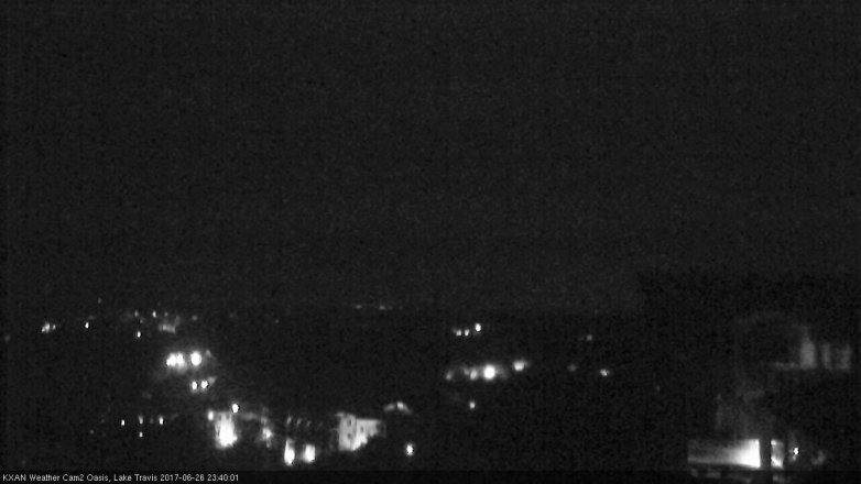 Lake Travis webcam, June 26, 2017 10:45 PM CT