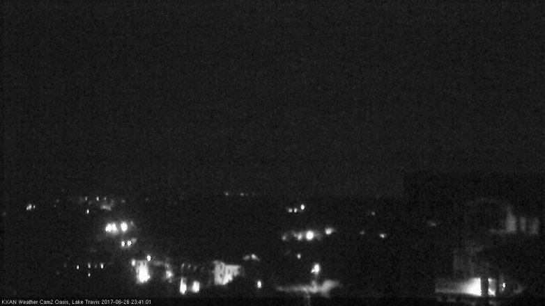 Lake Travis webcam, June 26, 2017 11:05 PM CT