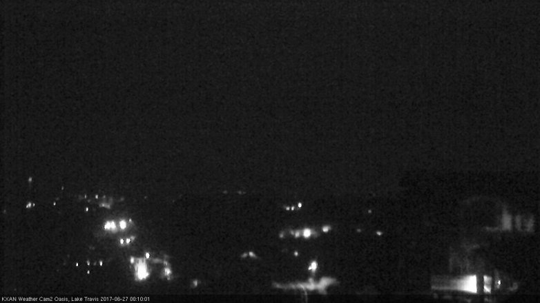 Lake Travis webcam, June 26, 2017 11:15 PM CT