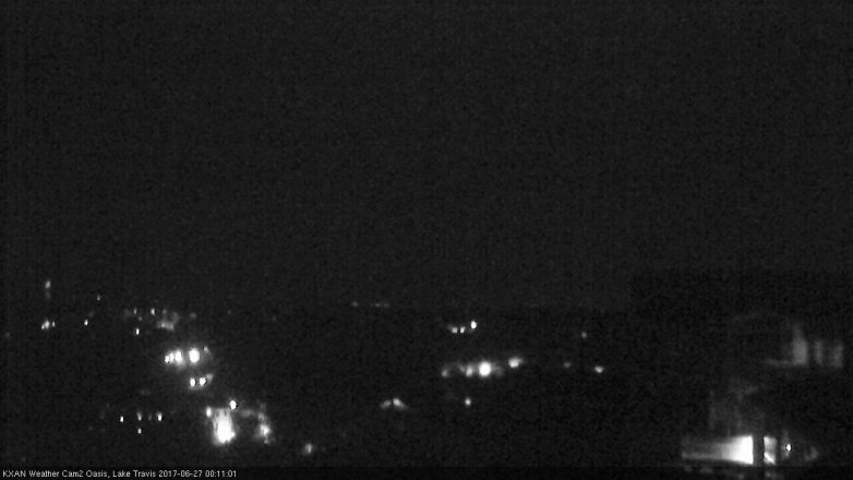 Lake Travis webcam, June 26, 2017 11:25 PM CT