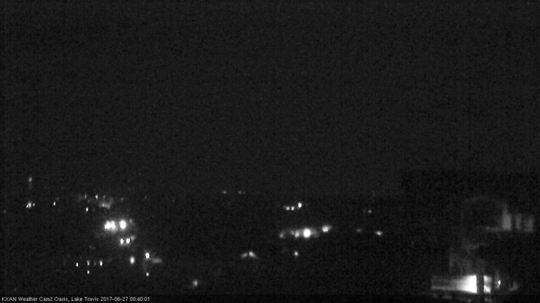 Lake Travis webcam, June 26, 2017 11:45 PM CT