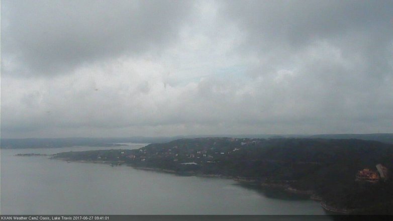 Lake Travis webcam, June 27, 2017 9:05 AM CT