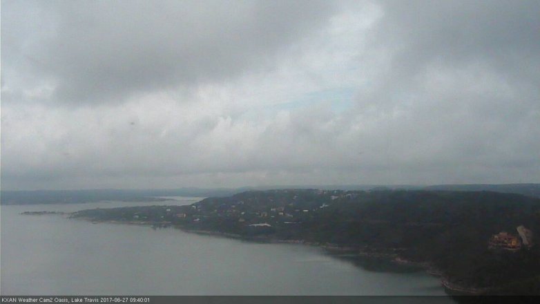 Lake Travis webcam, June 27, 2017 9:10 AM CT